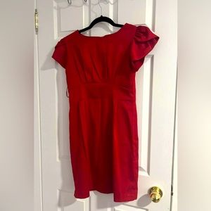 Red dress size 12 unbranded